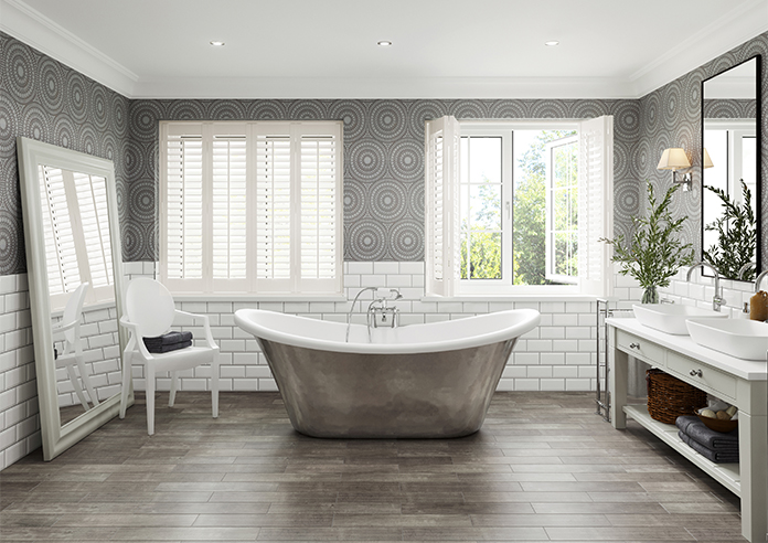Bromley, Porcelain White - Full Height Twist&Fit Plantation Shutter - Image 9